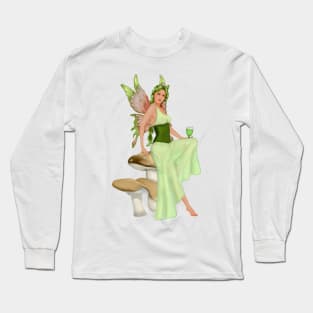 Absinthe - The Green Fairy Long Sleeve T-Shirt